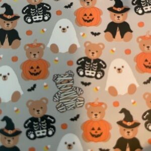 Splendid Abode spook collection oversized plush throw Halloween bear 60x70